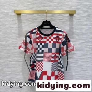グラフィックLV x ACプリントTシャツ ルイヴィトン スーパーコピー Tシャツ コピー 半袖 トップスkid26W5nmSf
