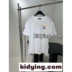 グラフィックコットンTシャツ ルイヴィトン コピーブランド Tシャツ コピー ユニセックス 半袖Tシャツkid26fuu8Lz