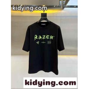 定番 ドルチェ&ガッバーナ コピーブランド Tシャツ コピー コットン 半袖Tシャツ ブラックkid26qaa4ra