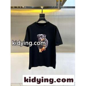 人気 ロットワイラー プリント ジバンシィ コピーブランド Tシャツ コピー 半袖Tシャツ ブラックkid26SDaGXr