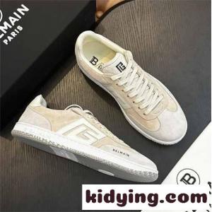 balmain コピー Swan スエードスニーカー 定番 カジュアル バルマン コピー スニーカー スーパーコピーkid26m8biKD