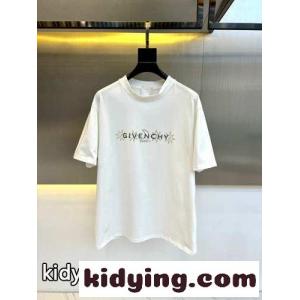 快適 コットン 半袖Tシャツ ジバンシィ コピーブランド Tシャツ コピー ロゴプリント ホワイトkid26KjiKXz