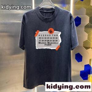 Maison Margiela メゾン マルジェラ コピー 半袖Tシャツ ストリート人気 プリント ゆったりkidying26X1959z
