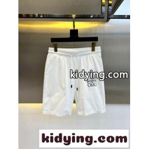 シンプル ロゴ入り ショートパンツ ロエベ コピー パンツ 偽物 メンズ ホワイトkid26HP95ve