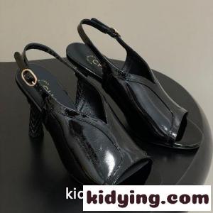 シャネル コピーブランド サンダル コピー 洗練された 25A レザーサンダル ハイヒールkid26mCG5Xb