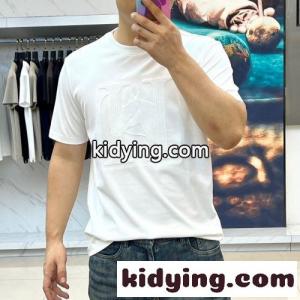 シンプル クルーネック 半袖Tシャツ エルメス コピー Tシャツ 偽物 合わせやすい ホワイトkid26zKnyey
