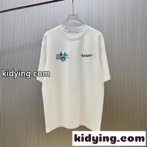 半袖Tシャツ 個性デザイン Off-white コピー オフホワイト コピー コピー ゆったり カジュアル 夏トップスkidying26KvC0ba