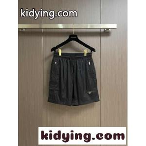 シンプル カジュアル ショートパンツ プラダ コピーブランド パンツ コピー ブラックkid26f4zSPn