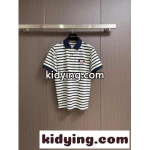 カジュアル ストライプ 半袖ポロシャツ モンクレール コピーブランド Tシャツ スーパーコピーkid26W59jey