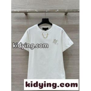 定番 新作 ブロイダリー LV Tシャツ ルイ・ヴィトン スーパーコピー 半袖Tシャツkid269ny0va