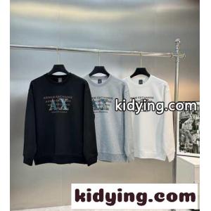 ロゴ コットン スウェットシャツ アルマーニ ブランド コピー Tシャツ コピー クルーネックkid26TPXL5f