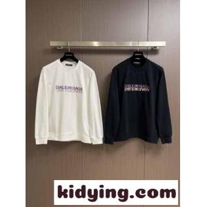 バレンシアガ スーパーコピー Tシャツ コピー 人気 カジュアル ロゴ刺繍 スウェットシャツkid26Dqa4nq