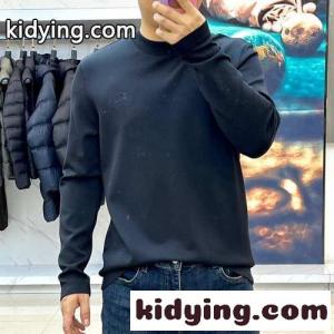 シンプル 合わせやすい クルーネック 長袖Tシャツ バーバリー スーパーコピー Tシャツ コピー ブラックkid26DG9vqa