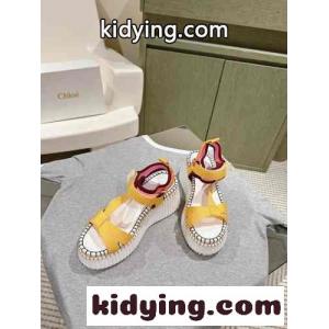 クロエ サンダル スーパーコピー 軽量 カジュアル NAMAウェッジサンダルkid265PvOjm