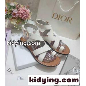 dior コピーiviera dior コピー Sun トゥリング サンダル クリスチャン・ディオール コピー サンダル コピー ホワイトkid26OH1rOr