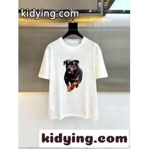 人気 ロットワイラー プリント ジバンシィ コピーブランド Tシャツ コピー 半袖Tシャツ ホワイトkid26nCSPzq