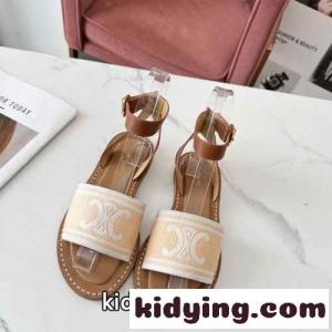 celine コピー☆トリオンフ リンピア サンダル セリーヌ コピー サンダル コピー ブラウンkid26X5biye