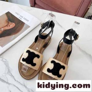 celine コピーブランド リンピア フラット ストラップサンダル セリーヌ コピーブランド サンダル コピー レディースkid26y89L5b