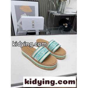 dior コピーiviera Dway プラットフォームスライド クリスチャン・ディオール コピー サンダル コピー グリーンkid26eCWDOz