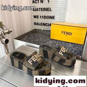 フェンディ ブランド コピー サンシャイン フラットフォームスライドサンダル スーパーコピー カーキkid26K1DiOz