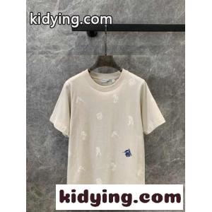 EKD コットンTシャツ バーバリー コピー Tシャツ コピー 半袖 トップス ベージュkid26uKriOD