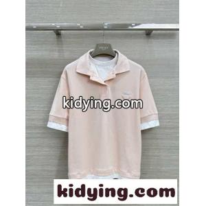 プラダ コピーブランド Tシャツ コピー カジュアル おしゃれ ポロシャツ ベージュkid26PDeuOr