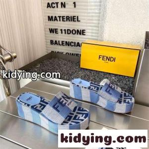 フェンディ コピー サンシャイン フラットフォームスライドサンダル スーパーコピー ブルーkid26miOvKf