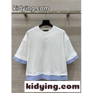 おしゃれ レイヤード風 半袖Tシャツ グッチ コピー Tシャツ コピー コットン トップスkid264Pzmam