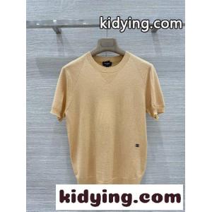 シンプル クルーネック 半袖ニット シャネル コピー セーター コピーkid26iOz0vu