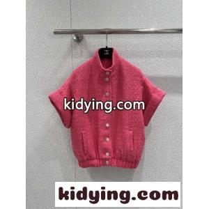 春に活躍～ツイード 半袖ジャケット シャネル コピー ジャケット コピー ピンクkid26yOvmOn