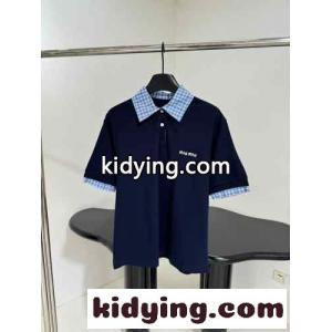 ピケxポプリン ポロシャツ ミュウミュウ コピー Tシャツ コピー ショートスリーブkid260D8Hzy