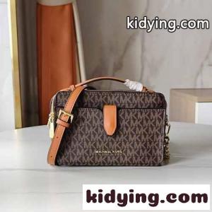 MKシグネチャー マイケルコース スーパーコピー ジェット セット ショルダーバッグ コピー ブラウンkid26yimOnC