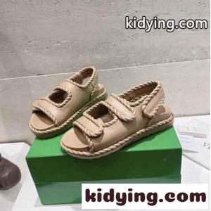 人気 快適 ジャック フラットサンダル ボッテガ・ヴェネタ サンダル スーパーコピー カーキkid26OL1PHr