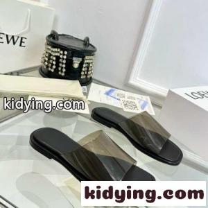 カジュアル PVC フラットサンダル ロエベ スーパーコピー サンダル スーパーコピー ブラックkid26PrWX9r