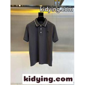 カジュアル サルヴァトーレ・フェラガモ 半袖Tシャツ コピー ポロシャツ グレーkid26eiq0Lv