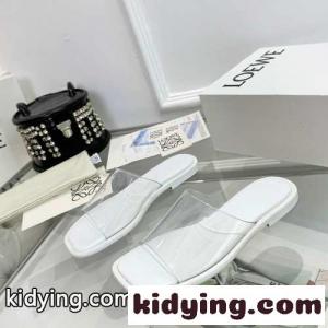 カジュアル PVC フラットサンダル ロエベ ブランド コピー サンダル スーパーコピー ホワイトkid26THHjCa