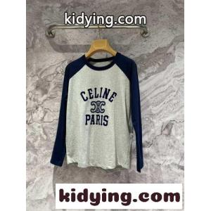 クラシック ロゴ クルーネックTシャツ セリーヌ スーパーコピー 長袖Tシャツ コピー 人気kid26G5n0Pj