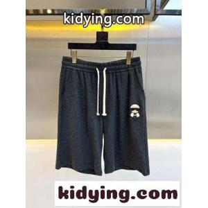 カジュアル ロゴパッチ ショートパンツ フェンディ コピー パンツ コピー ダークグレーkid2681LHjm