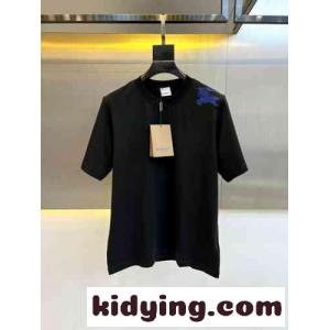 カジュアル 快適 コットンTシャツ バーバリー スーパーコピー 半袖Tシャツ コピー ブラックkid26Wfqu4z