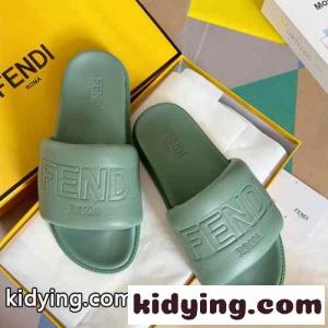 春夏 定番 fendi スーパーコピー ROMA スライド フェンディ スーパーコピー サンダル スーパーコピー グリーンkid26W9XTna