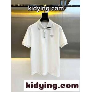 洗練された カジュアル コットンピケ ポロシャツ プラダ スーパーコピー 半袖Tシャツ コピーkid26G9j8Hv