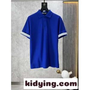 カジュアル コットン ポロシャツ バーバリー スーパーコピー 半袖Tシャツ コピー ブルーkid264T1PXj