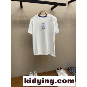 人気 カジュアル コットンTシャツ バーバリー ブランド コピー 半袖Tシャツ コピー ホワイトkid269nCOzu