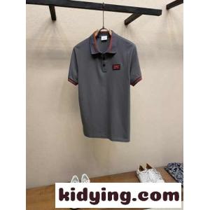 カジュアル コットンピケ ポロシャツ バーバリー ブランド コピー 半袖Tシャツ コピー グレーkid26maaqOz