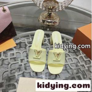 洗練された LV カプリ･ライン ミュール ルイヴィトン ブランド コピー サンダル スーパーコピー イエローkid26aaCiiy