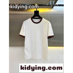 カジュアル 人気 フェンディ コピー 半袖Tシャツ コピー コットンジャージーTシャツ ホワイトkid26Kzeiuu