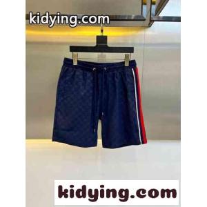 GG ウェブ ストライプ グッチ スーパーコピー パンツ コピー メンズ ショートパンツ ネイビーkid26b8jmOz