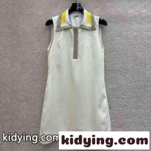 24春夏 ノースリーブ ニットドレス フェンディ コピーブランド ワンピース コピー レディースkid26CW1bSD