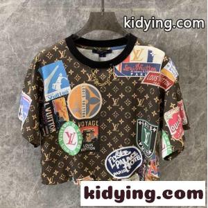 おしゃれ 人気 エリゼパレスクロップトップ ルイ・ヴィトン 半袖Tシャツ コピーkid26OPbK9v