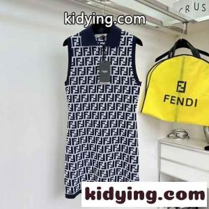フェンディ スーパーコピー ワンピース コピー レディース 人気 FF総柄 ニットドレスkid26my0j4j